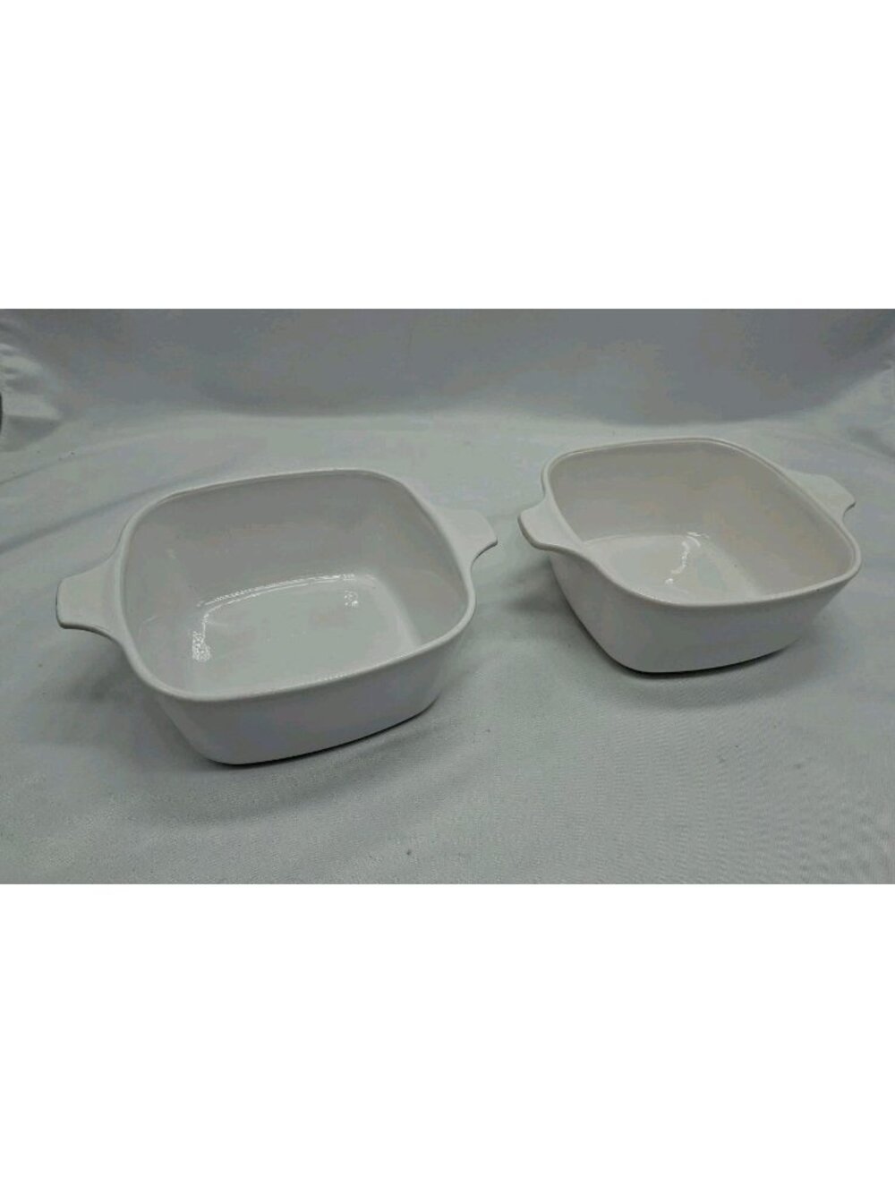 2 Vintage White Corning Ware P-43-B 5.25"x 7"x 2.25" Casserole Pan
